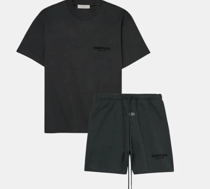 Essn Black T shirt and short set