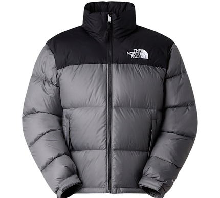 North Face Puffer Grey/Black